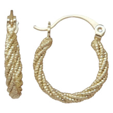Cargar imagen en el visor de la galería, Arete arracada trenzada