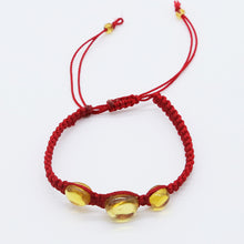 Load image into Gallery viewer, Adjustable Amber bracelet.