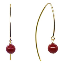 Load image into Gallery viewer, Coral earring.