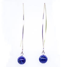 Load image into Gallery viewer, Lapis Lazuli earring.