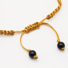 Cargar imagen en el visor de la galería, Pulsera 7 chakras. Piedras semipreciosas y Plata. Dorada.