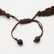 Cargar imagen en el visor de la galería, Pulsera 7 chakras. Piedras semipreciosas y Plata. Café