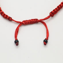 Cargar imagen en el visor de la galería, Pulsera 7 chakras. Piedras semipreciosas y Plata. Roja