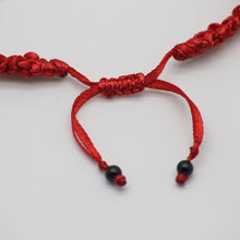 Cargar imagen en el visor de la galería, Pulsera 7 chakras. Piedras semipreciosas y Plata. Roja