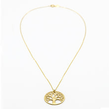 Load image into Gallery viewer, Chain necklace with Tree of Life pendant.