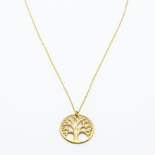 Load image into Gallery viewer, Chain necklace with Tree of Life pendant.