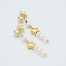 Cargar imagen en el visor de la galería, Collar de Perla con dije Sol. Aretes a juego incluídos