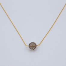 Load image into Gallery viewer, Chain necklace with Smoky Quartz.