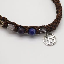 Load image into Gallery viewer, Energy balancing bracelet with gemstones for 7 Chakras. Men
